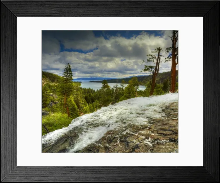 Framed Print : Eagle falls, Lake Tahoe, California