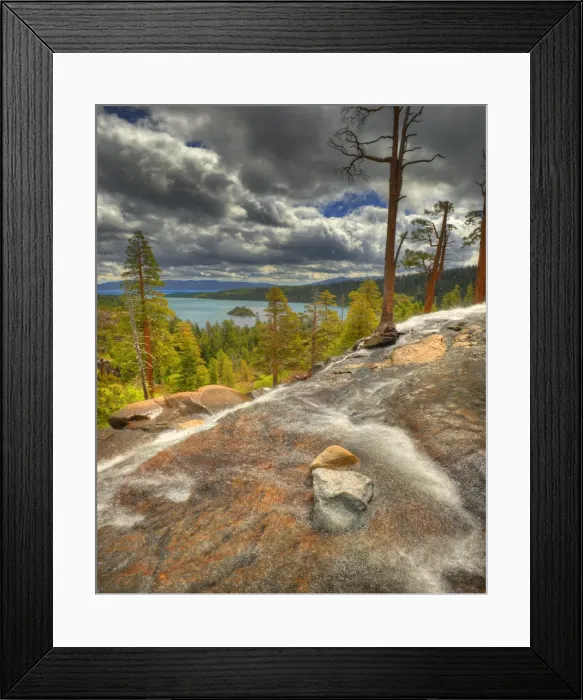 Framed Print : Eagle falls, Lake Tahoe, California Framed Print : Eagle falls, Lake Tahoe, California