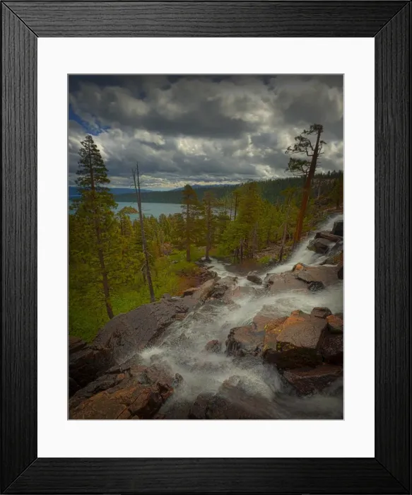 Framed Print : Eagle falls, Lake Tahoe, California Framed Print : Eagle falls, Lake Tahoe, California