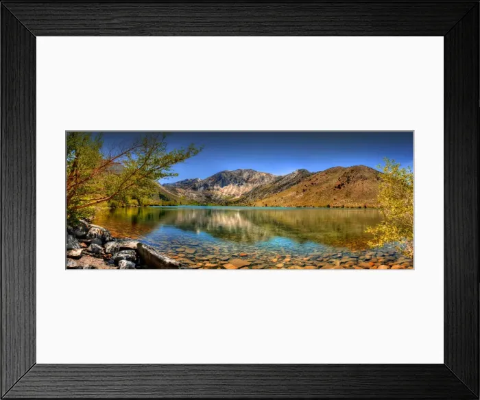 Framed Print : Convict Lake, Sierra Nevadas, California