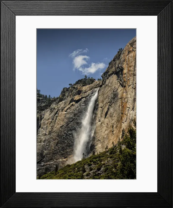 Framed Print : A cloud above Yosemite falls, California Framed Print : A cloud above Yosemite falls, California