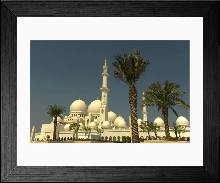 Framed Print : Sheikh Zayed mosque Abu Dhabi United Arab Emirates Framed Print : Sheikh Zayed mosque Abu Dhabi United Arab Emirates