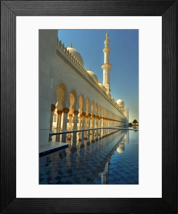 Framed Print : Sheikh Zayed mosque Abu Dhabi United Arab Emirates Framed Print : Sheikh Zayed mosque Abu Dhabi United Arab Emirates