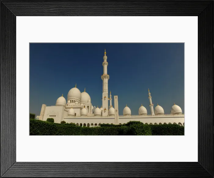 Framed Print : Sheikh Zayed mosque Abu Dhabi United Arab Emirates Framed Print : Sheikh Zayed mosque Abu Dhabi United Arab Emirates