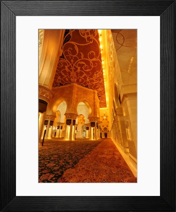 Framed Print : Sheikh Zayed mosque Abu Dhabi United Arab Emirates Framed Print : Sheikh Zayed mosque Abu Dhabi United Arab Emirates