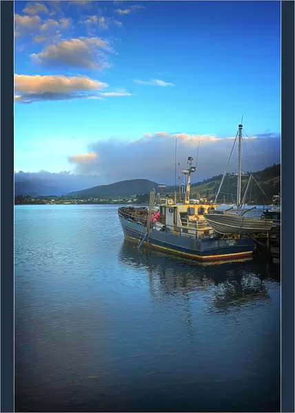Dover, a small fishing village in the south of Tasmania