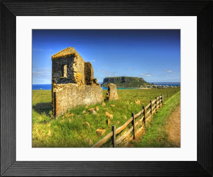 Framed Print : Convict ruins at Stanley, northern Tasmania Framed Print : Convict ruins at Stanley, northern Tasmania
