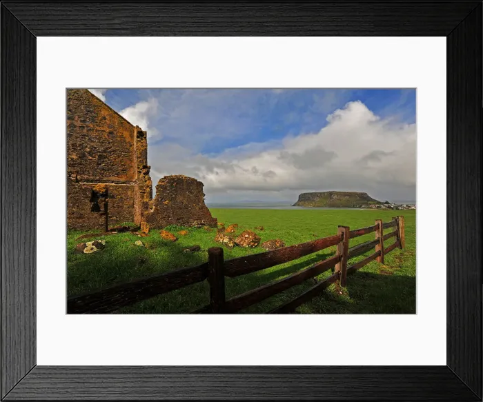 Framed Print : Convict ruins at Stanley, northern Tasmania Framed Print : Convict ruins at Stanley, northern Tasmania