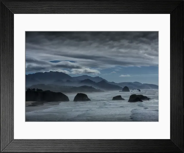 Framed Print : Bandon coastline, Oregon, United States