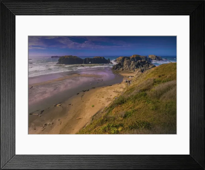 Framed Print : Bandon coastline, Oregon, United States