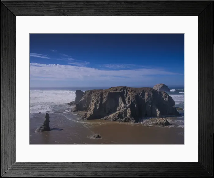 Framed Print : Bandon coastline, Oregon, United States