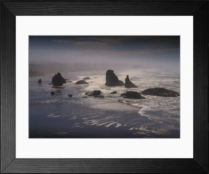Framed Print : Bandon coastline, Oregon, United States