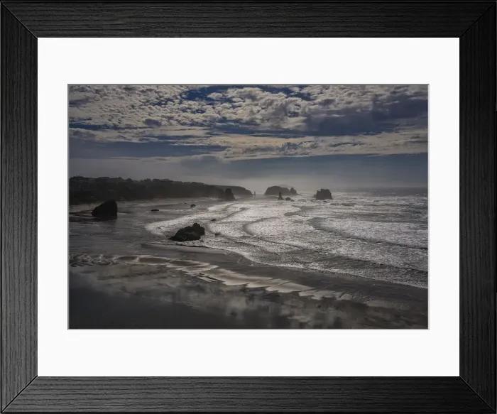 Framed Print : Bandon coastline, Oregon, United States