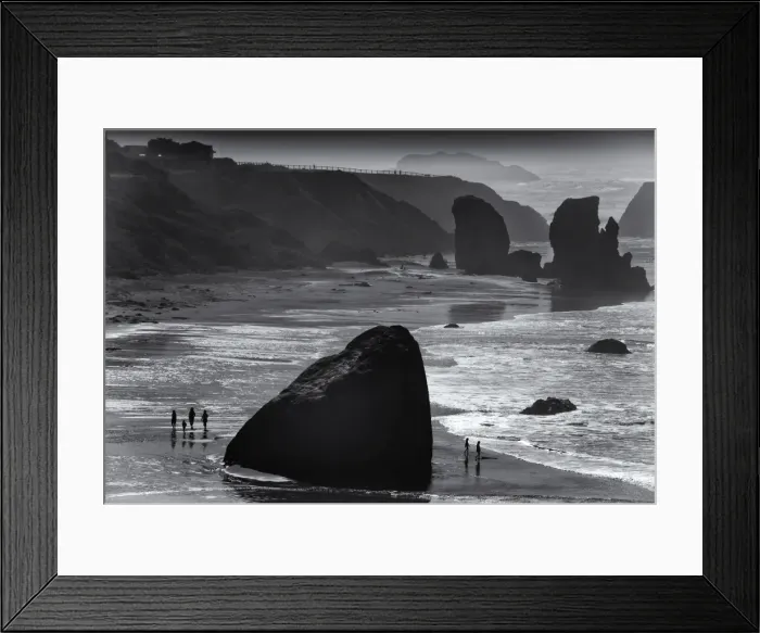 Framed Print : Bandon coastline, Oregon, United States