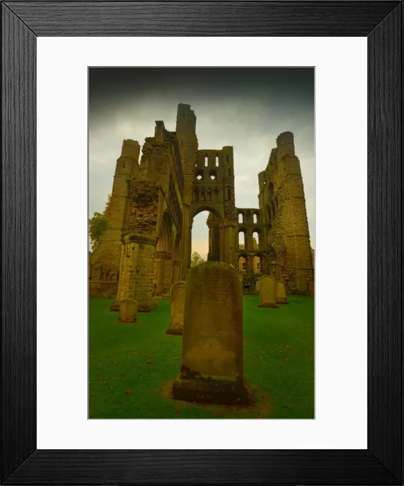 Framed Print : Kelso Abbey, a small town in the Scottish borders region of the United Kingdom