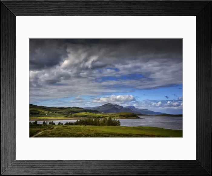 Framed Print : A view from the Isle of Skye, inner Hebrides, Scotland