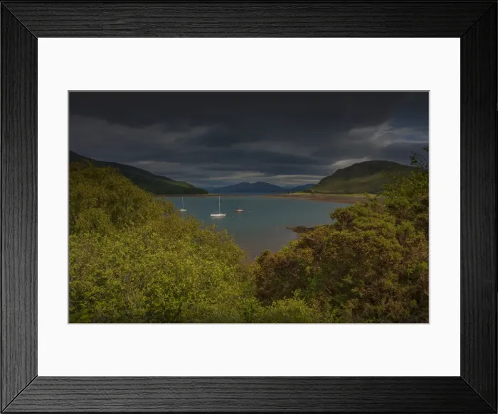 Framed Print : A view from the Isle of Skye, inner Hebrides, Scotland