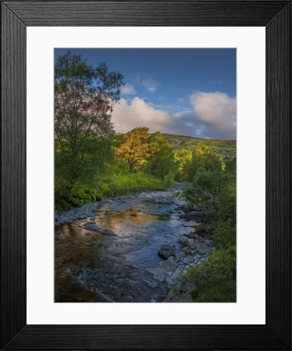 Framed Print : Highland light, Kinloch Rannoch, Scotland Framed Print : Highland light, Kinloch Rannoch, Scotland