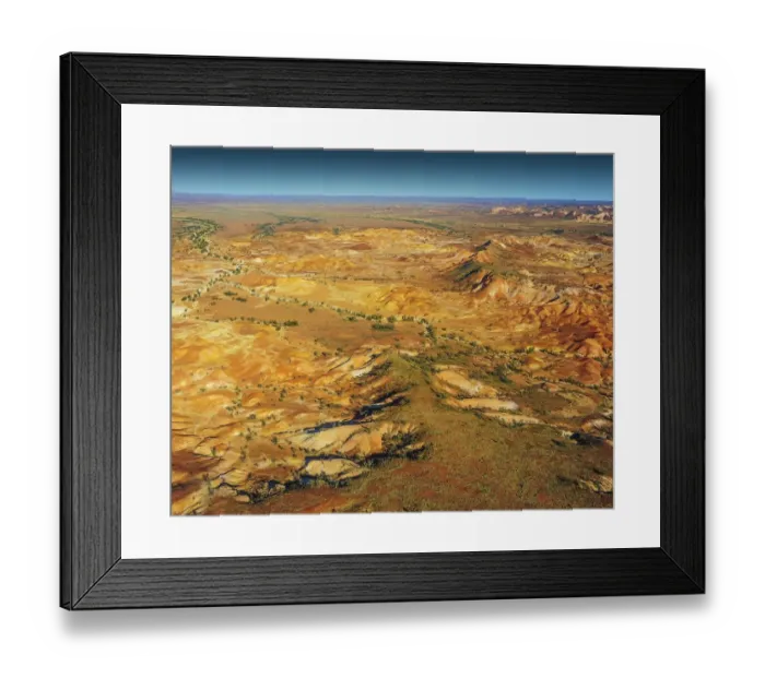 Framed Print : The Painted hills, an area of outstanding natural beauty in the arid region of Anna Creek, outback South Australia Framed Print : The Painted hills, an area of outstanding natural beauty in the arid region of Anna Creek, outback South Australia