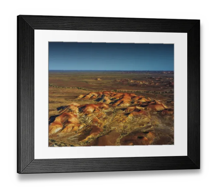 Framed Print : The Painted hills, an area of outstanding natural beauty in the arid region of Anna Creek, outback South Australia Framed Print : The Painted hills, an area of outstanding natural beauty in the arid region of Anna Creek, outback South Australia