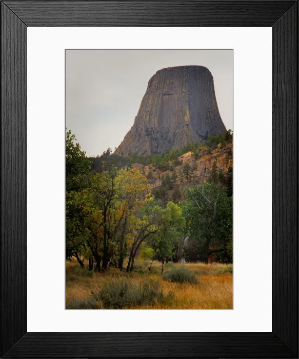 Framed Print : Devils monument Wyoming United States Framed Print : Devils monument Wyoming United States