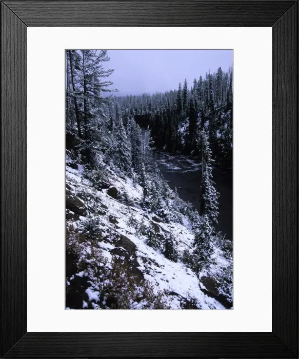 Framed Print : Yellowstone National Park, Wyoming, United States