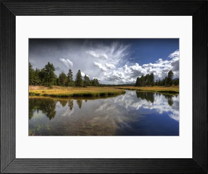 Framed Print : Yellowstone National Park, Wyoming, United States