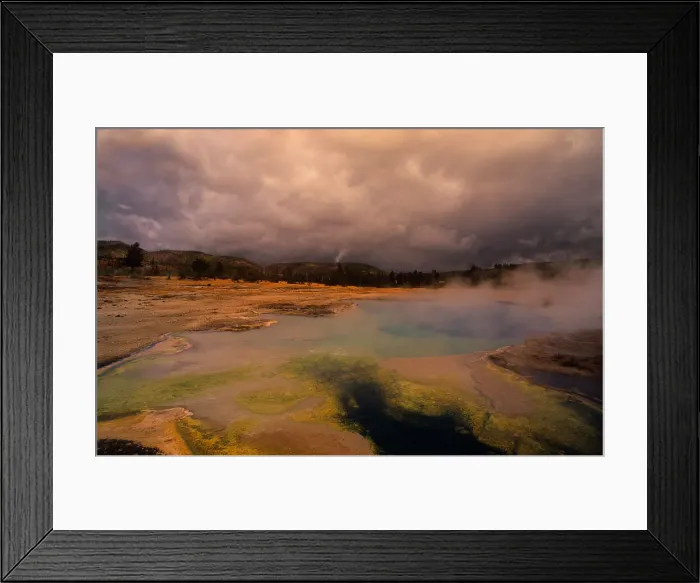 Framed Print : Yellowstone National Park, Wyoming, United States