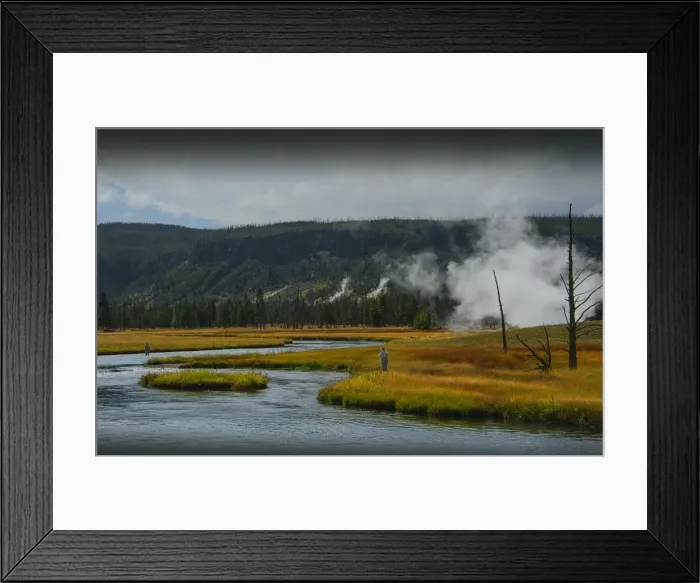 Framed Print : Yellowstone National Park, Wyoming, United States