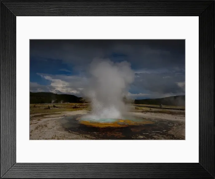 Framed Print : Yellowstone National Park, Wyoming, United States