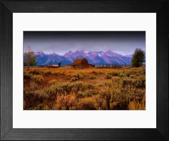 Framed Print : View to Grand Teton National Park, Wyoming, United States Framed Print : View to Grand Teton National Park, Wyoming, United States