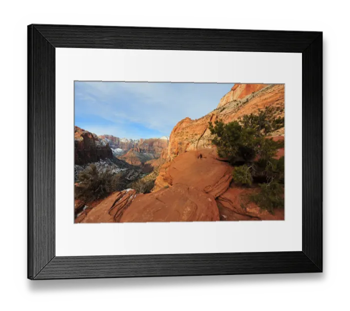 Framed Print : Zion national Park in south western United States Framed Print : Zion national Park in south western United States