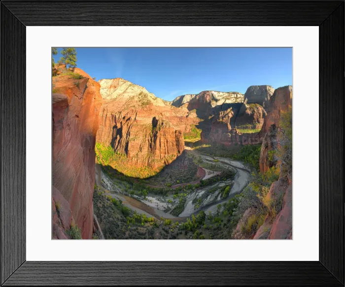 Framed Print : Scouts lookout Zion national Park in south western United States Framed Print : Scouts lookout Zion national Park in south western United States