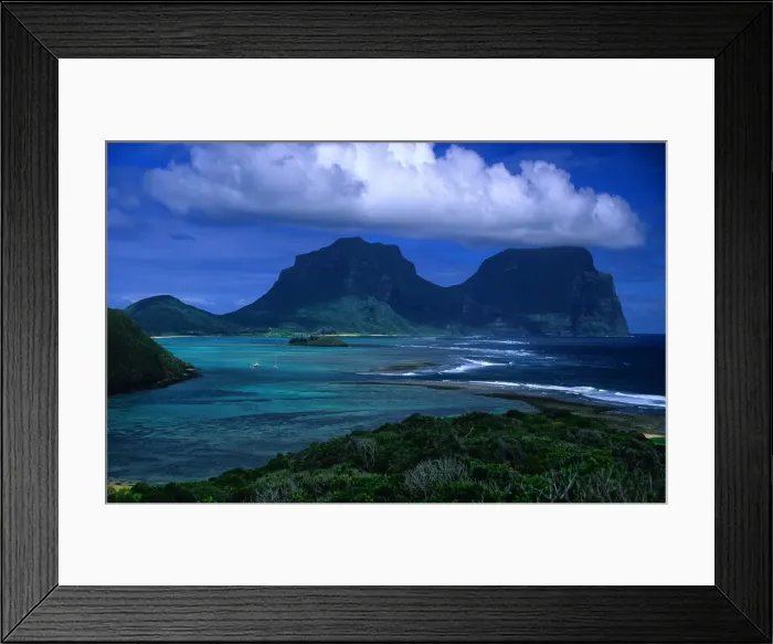 Framed Print : Lord Howe Island, majestic and scenically wonderful, is part of New South Wales, Australia Framed Print : Lord Howe Island, majestic and scenically wonderful, is part of New South Wales, Australia