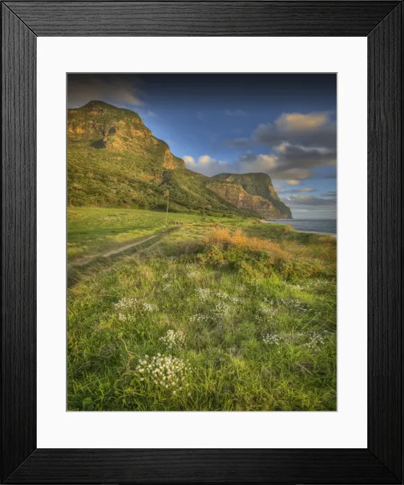 Framed Print : Lord Howe Island, majestic and scenically wonderful, is part of New South Wales, Australia