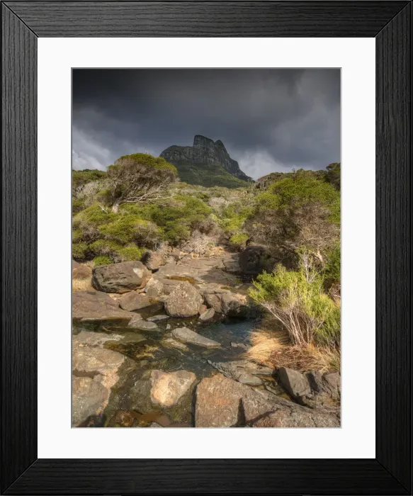 Framed Print : Lord Howe Island, majestic and scenically wonderful, is part of New South Wales, Australia