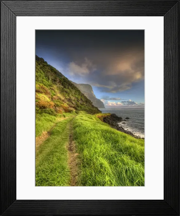 Framed Print : Lord Howe Island, majestic and scenically wonderful, is part of New South Wales, Australia