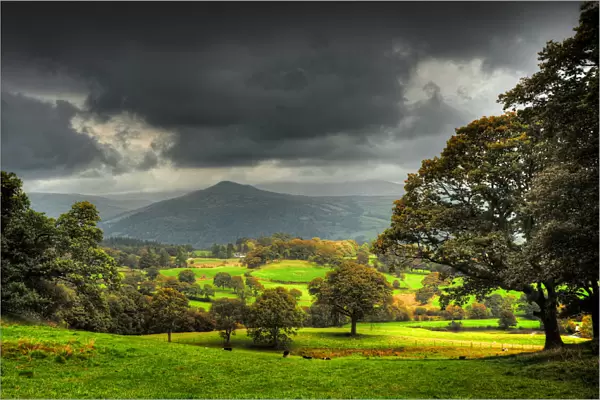 English countryside in the Lakes district, Cumbria