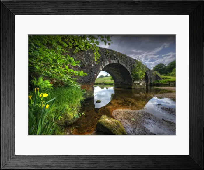 Framed Print : Dart River Devon moors, England Framed Print : Dart River Devon moors, England
