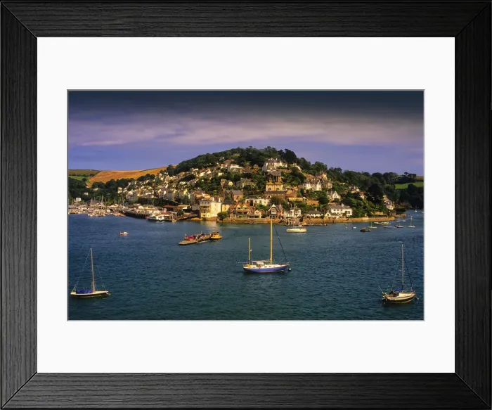 Framed Print : Dartmouth Harbour Devon, England