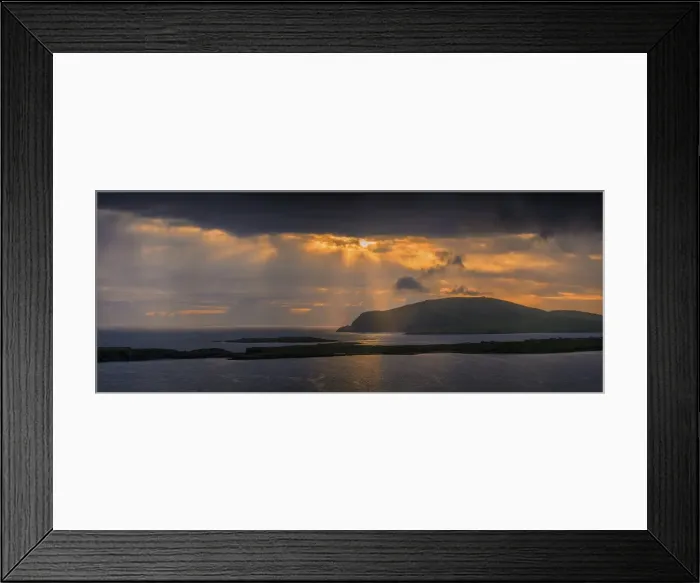 Framed Print : Ness of Burgi dusk, shetland Islands, Scotland Framed Print : Ness of Burgi dusk, shetland Islands, Scotland