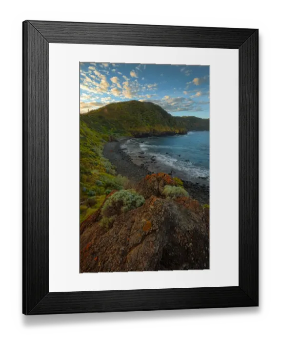 Framed Print : Bushrangers bay near Cape Schanck on the Mornington Peninsular, Victoria, Australia