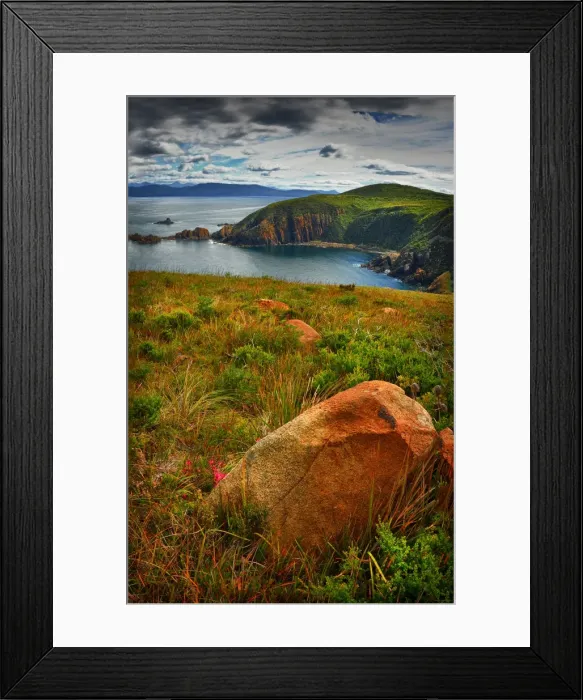 Framed Print : Bruny Island coastline, southern Tasmania, Australia Framed Print : Bruny Island coastline, southern Tasmania, Australia