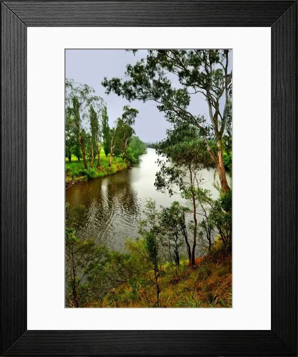 Framed Print : The Tambo river near Bairnsdale, East Gippsland, Victoria