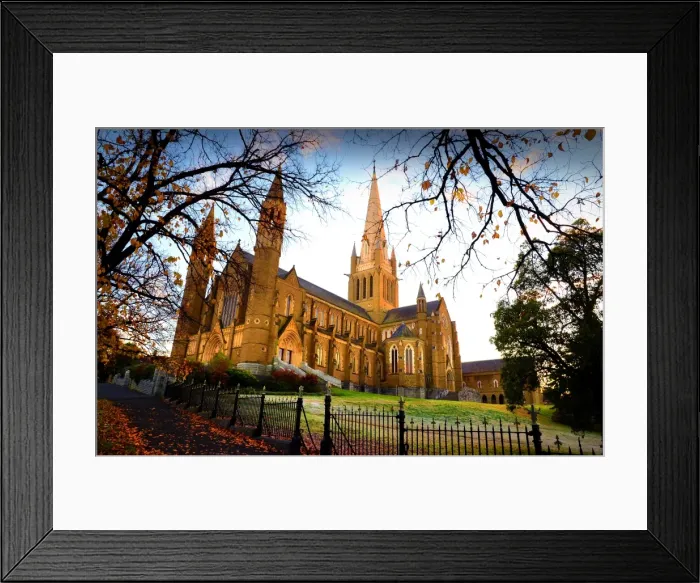 Framed Print : Bendigo Cathedral, Central Victoria, Australia
