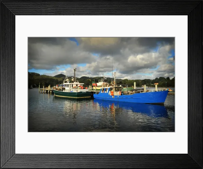 Framed Print : A view of Strahan, West coast Tasmania, Australia Framed Print : A view of Strahan, West coast Tasmania, Australia