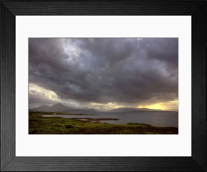 Framed Print : Cloudscape on the Isle of Skye, Inner Hebrides, Western Scotland Framed Print : Cloudscape on the Isle of Skye, Inner Hebrides, Western Scotland