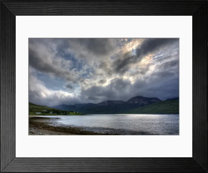 Framed Print : Cloudscape on the Isle of Skye, Inner Hebrides, Western Scotland