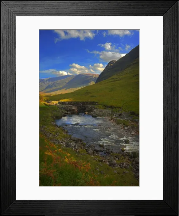 Framed Print : The scenically beautiful mountainous area of Etive mor in the Western highlands of Scotland Framed Print : The scenically beautiful mountainous area of Etive mor in the Western highlands of Scotland