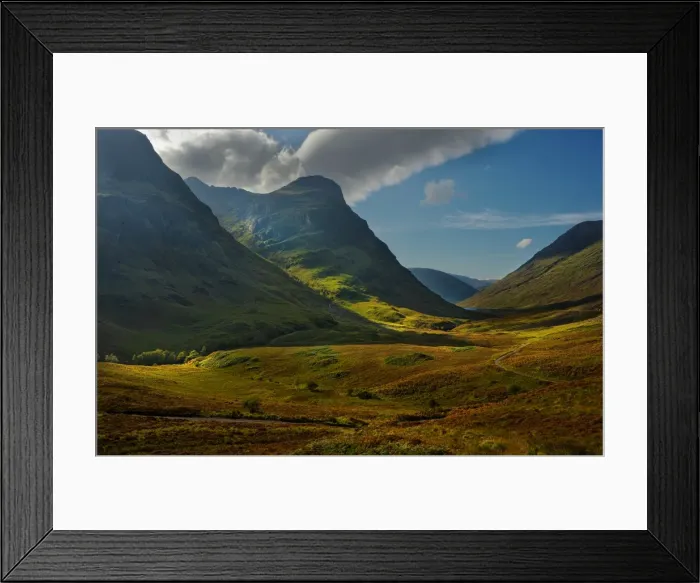 Framed Print : The scenically beautiful mountainous area of Etive mor in the Western highlands of Scotland Framed Print : The scenically beautiful mountainous area of Etive mor in the Western highlands of Scotland